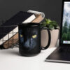 CNK "Ninja Gaze 1" Black Glossy Mug