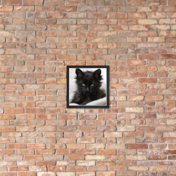 "Over cute" Framed poster