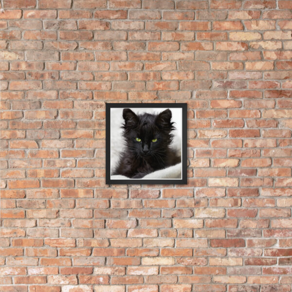"Over cute" Framed poster