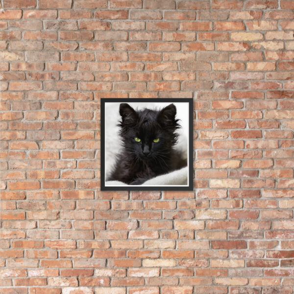 "Over cute" Framed poster