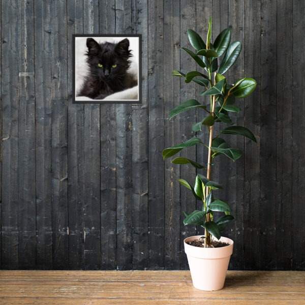 "Over cute" Framed poster