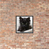 "Over cute" Framed poster