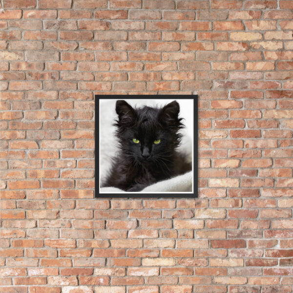 "Over cute" Framed poster