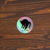"CNK Halloween Kitty Round" Holographic stickers