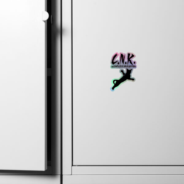 "CNK Logo Pounce" Holographic stickers