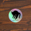 "CNK Halloween Kitty Round" Holographic stickers