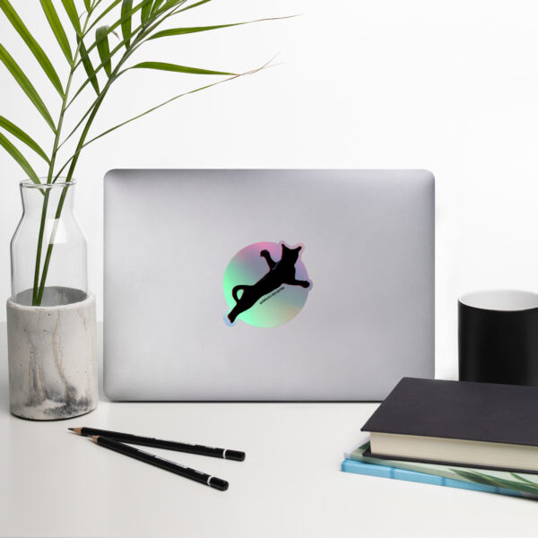 "CNK Pounce round" Holographic stickers