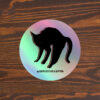 "CNK Halloween Kitty Round" Holographic stickers