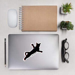 kiss-cut-stickers-white-5.5x5.5-lifestyle-1-65ce808aa3bc3.jpg "CNK Pounce" Bubble-free stickers