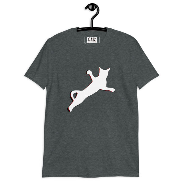 unisex-basic-softstyle-t-shirt-dark-heather-front-65ce8ac253776.jpg "CNK Pounce" Short-Sleeve Unisex T-Shirt