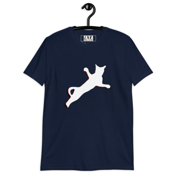 unisex-basic-softstyle-t-shirt-navy-front-65ce8ac25187d.jpg "CNK Pounce" Short-Sleeve Unisex T-Shirt