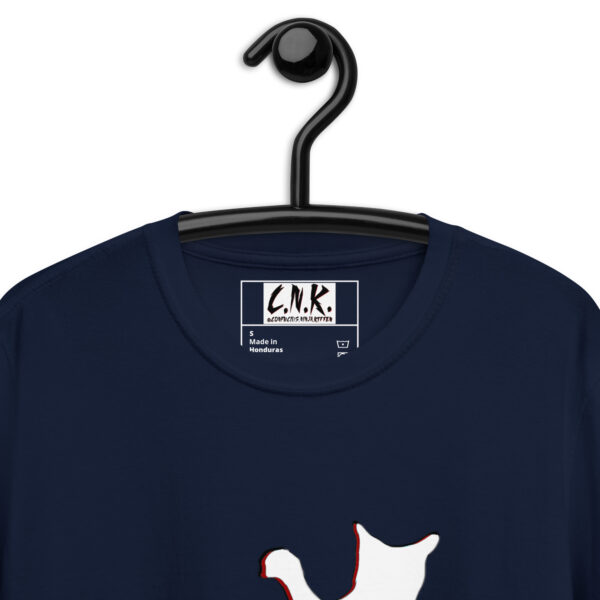 unisex-basic-softstyle-t-shirt-navy-zoomed-in-65ce8ac252de0.jpg "CNK Pounce" Short-Sleeve Unisex T-Shirt