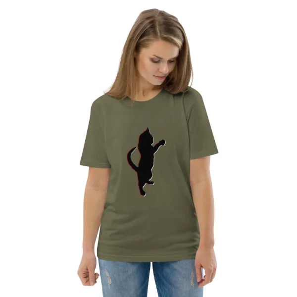 CNK "Cattitude" Unisex organic cotton t-shirt