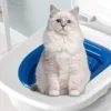Universal Cat Toilet Training Kit With Any Cat Reusable Cats Dogs Potty Training Seat Pets Cleaning Cats Training Product