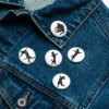 CNK "Shadows" Set of pin buttons