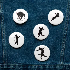 CNK "Shadows" Set of pin buttons